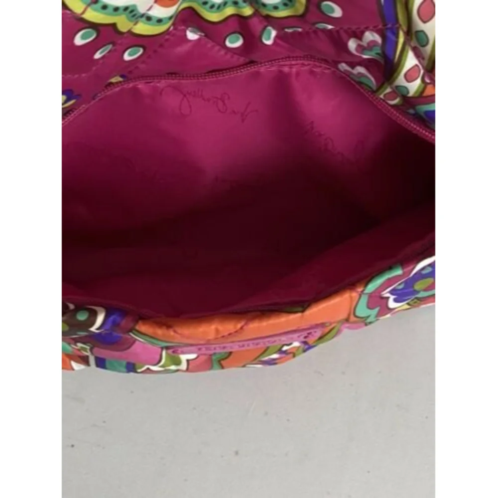 Vera Bradley Diaper Bag Stroll Along Pink Floral Shoulder Baby Bag